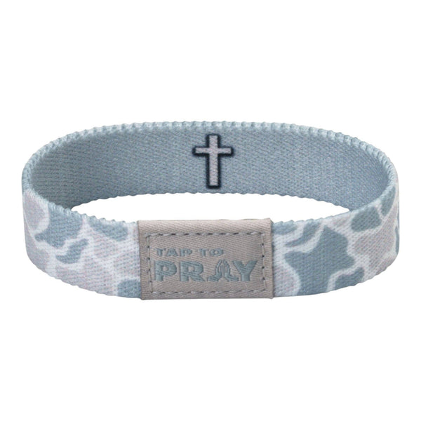 Tap To Pray® Wristband River Rock Camo