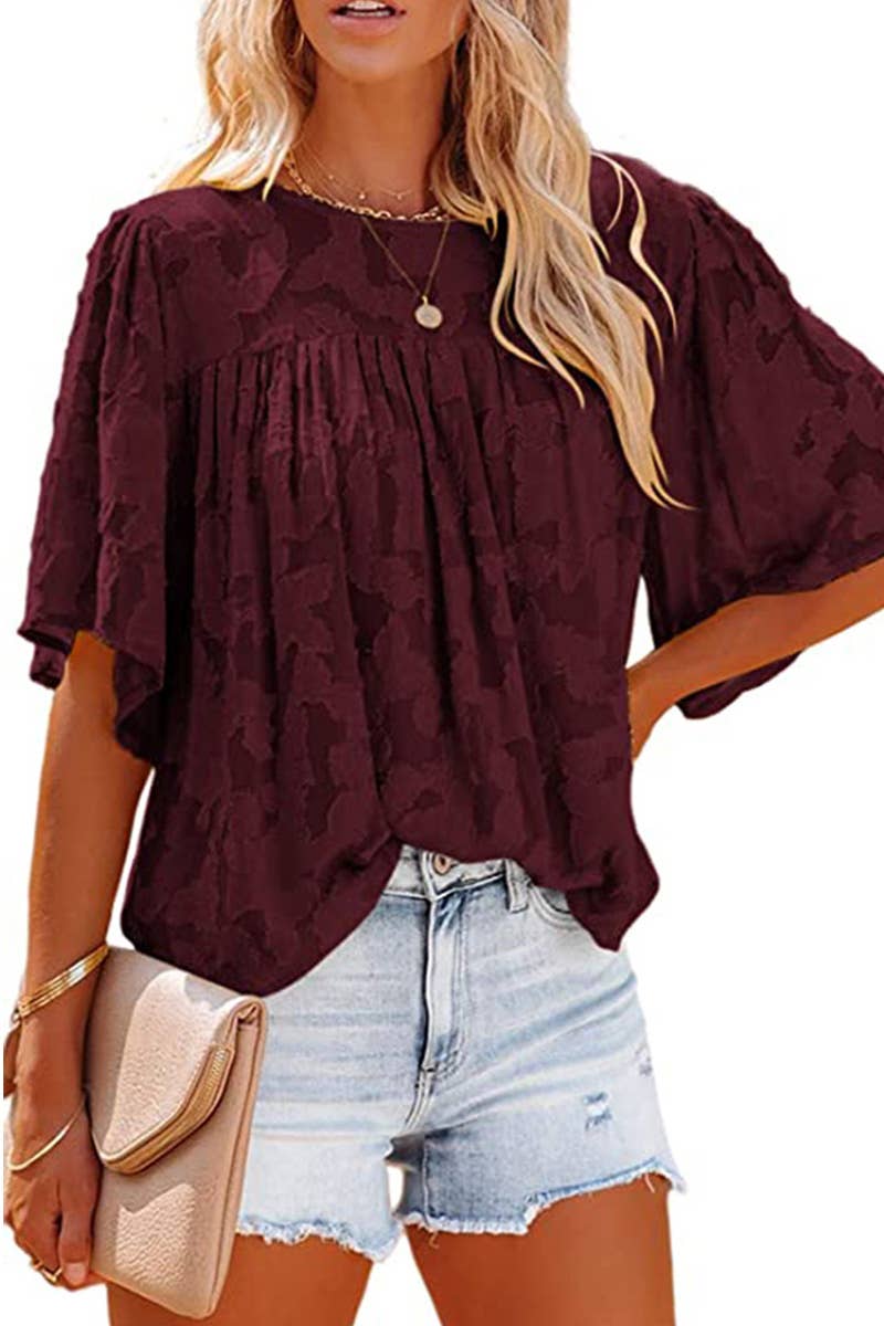 Garnet Lace Top