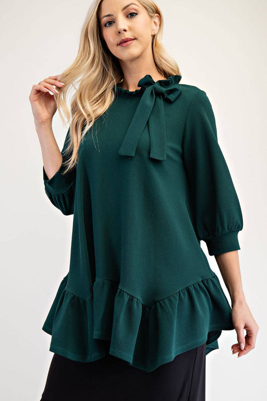 Evergreen Tie A Bow Top