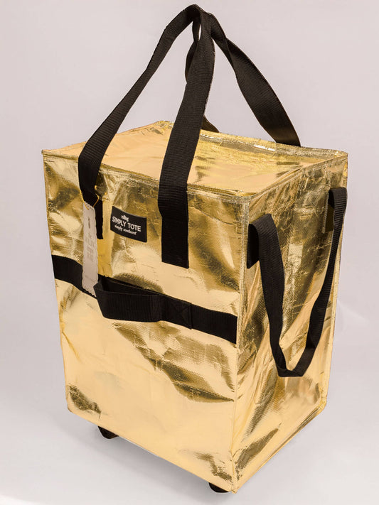 Gold Roll-A-Tote: Bag on Wheels