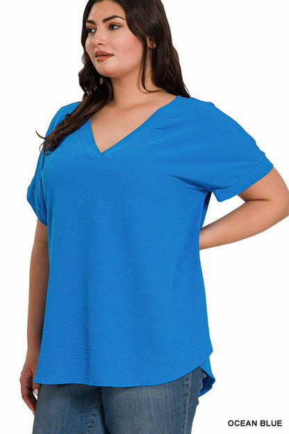 Mauve Short Sleeve Top