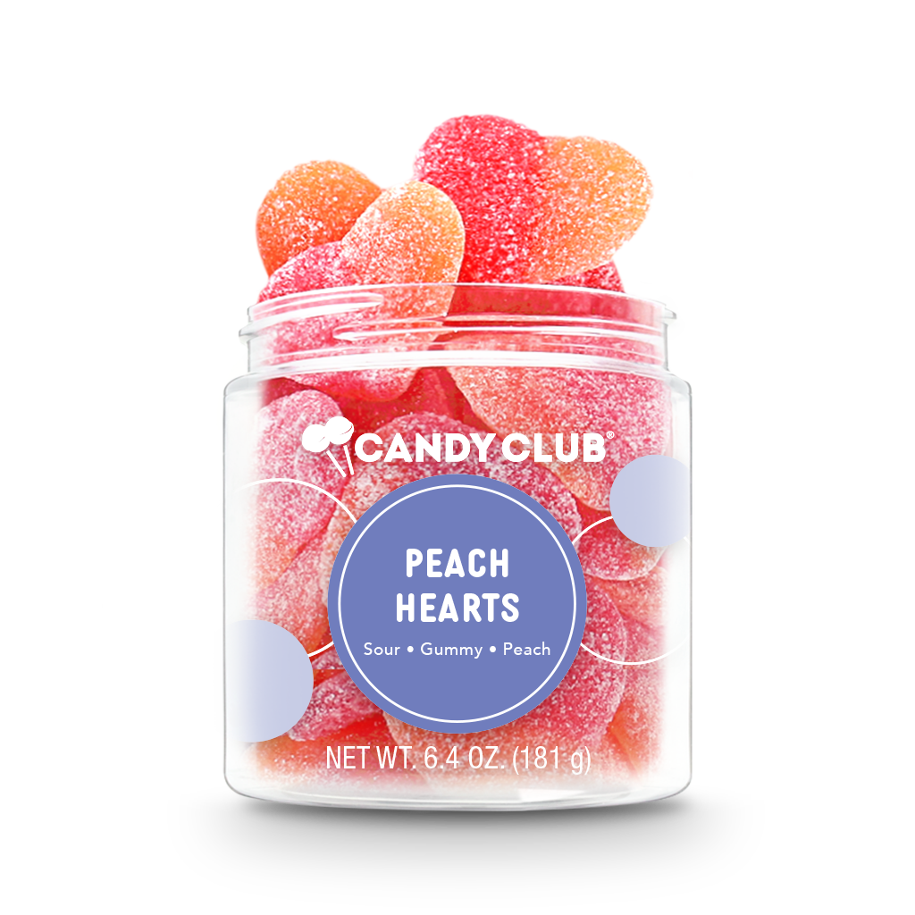 Candy Club Peach Hearts