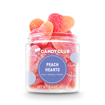Candy Club Peach Hearts
