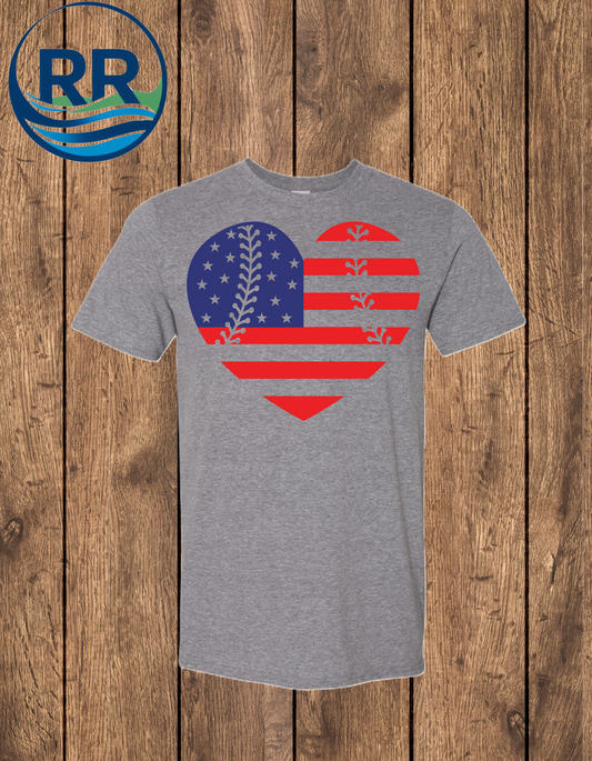 All American Baseball Tee