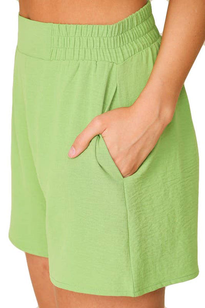 High Waiste Airflow Short Green