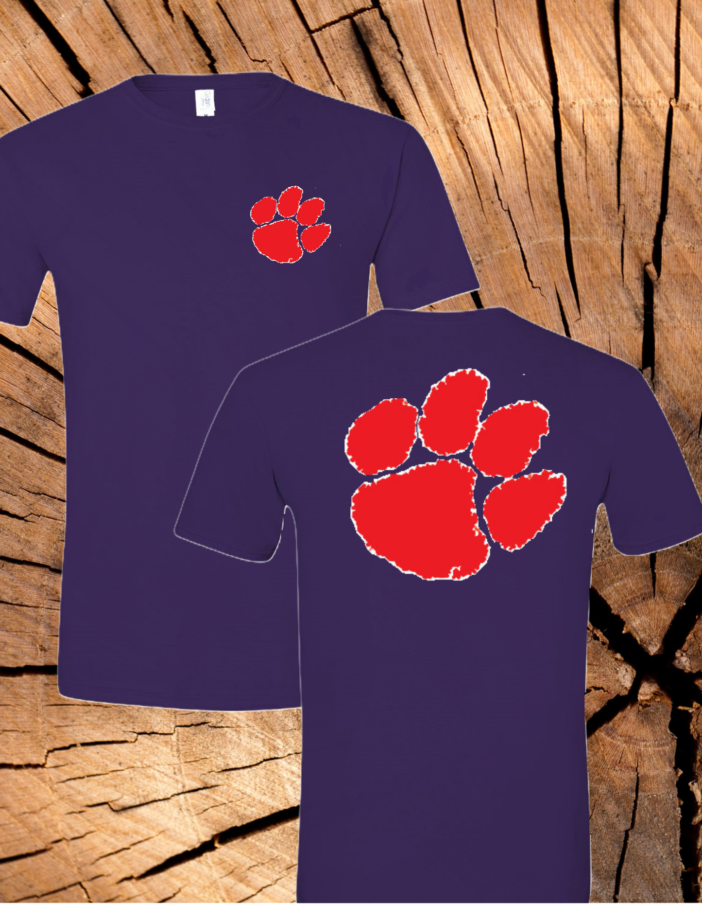 Clemson Paw Print Tee