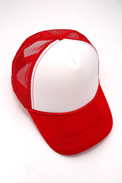 FOAM FRONT MESH BACK TRUCKER HAT