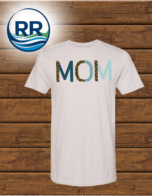 Blue Teal and Leopard Mom