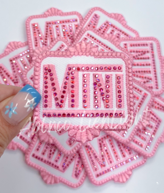 Rhinestone mini patch
