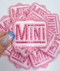 Rhinestone mini patch