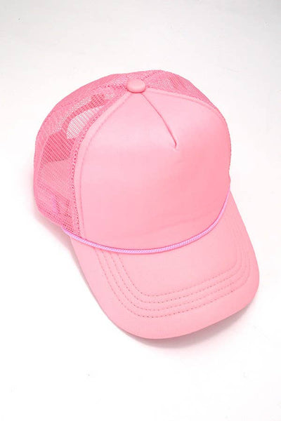 FOAM FRONT MESH BACK TRUCKER HAT
