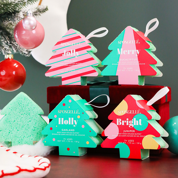 Spongelle Holiday Tree Buffers
