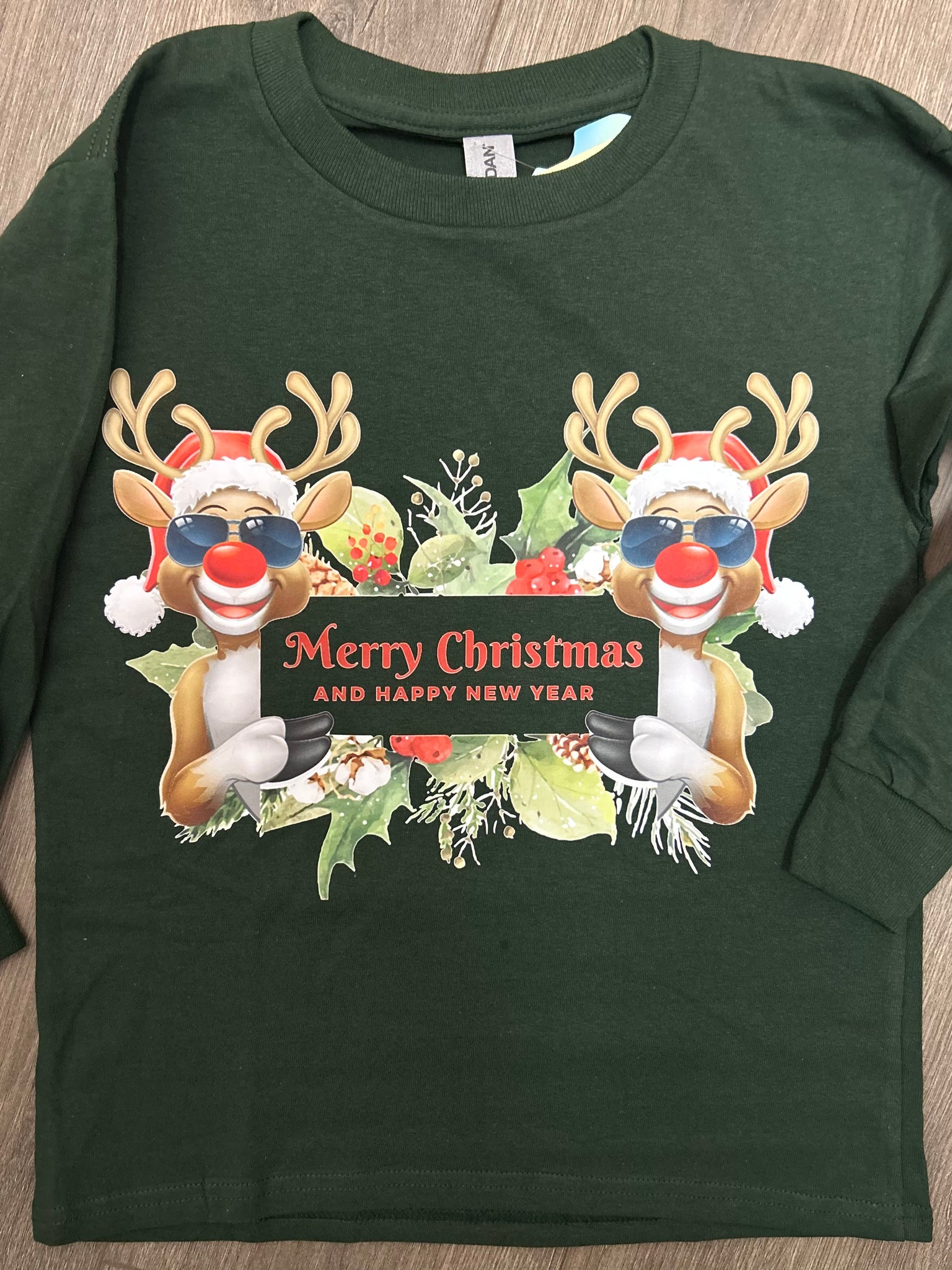 Merry Christmas Youth Long Sleeve T-Shirt*