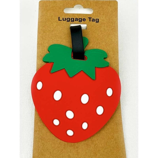Strawberry or Watermelon Luggage Tag