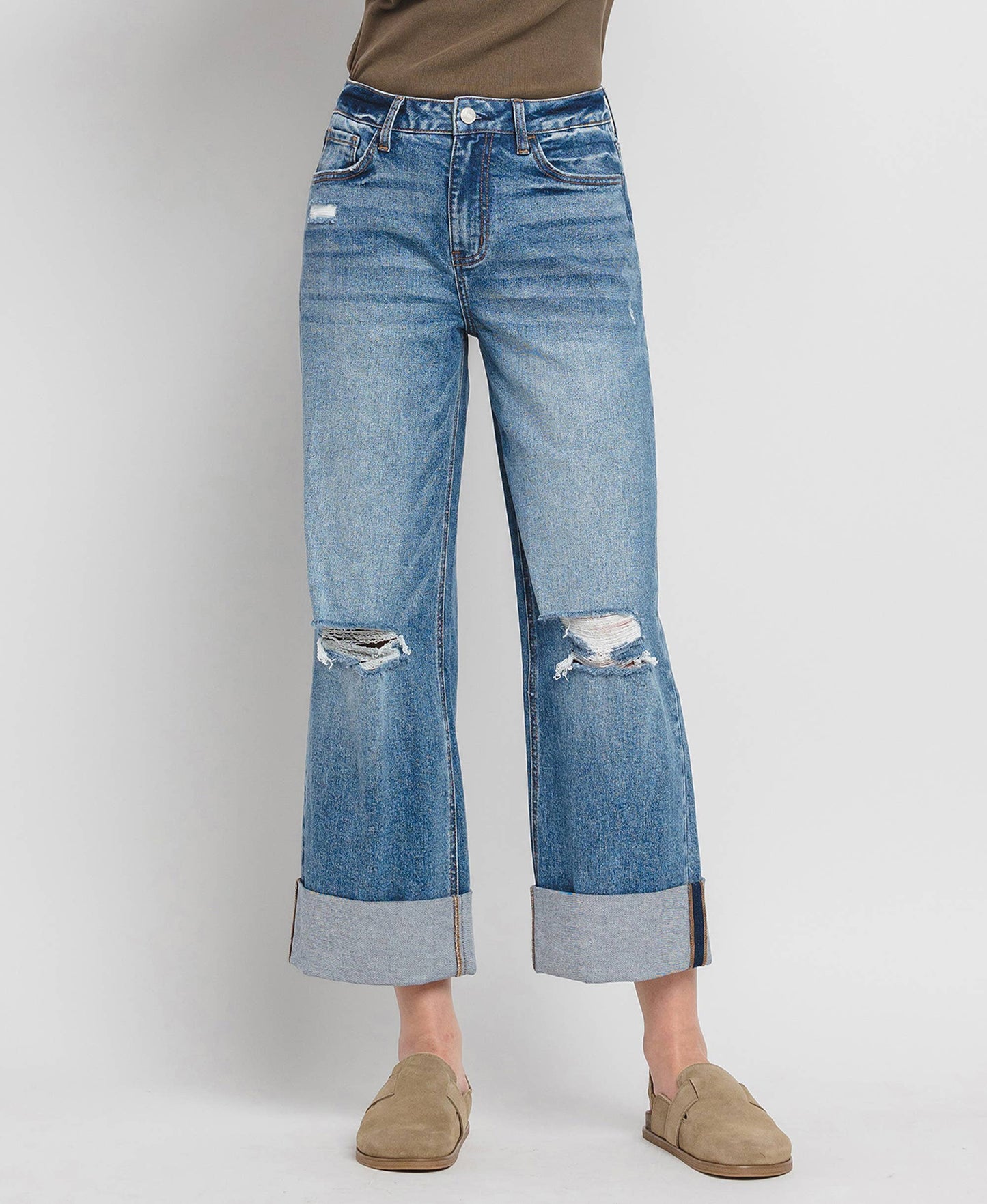 Rosy Baggy Wide Leg Vervet