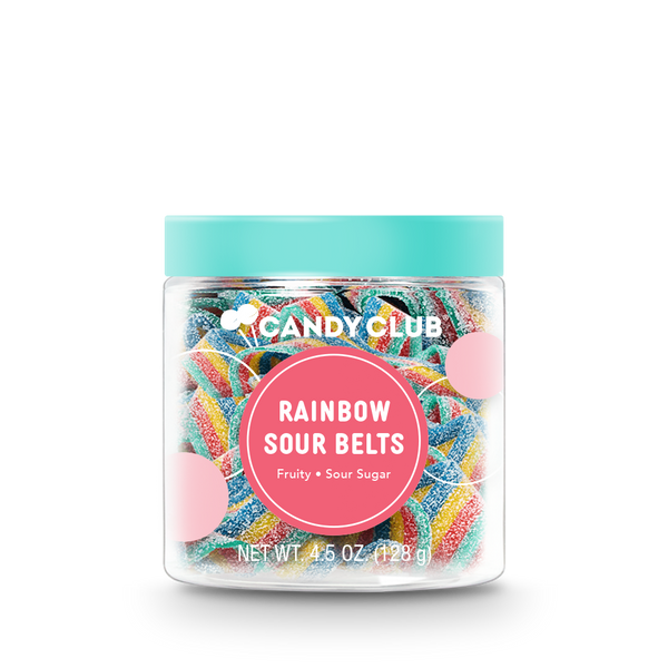 Candy Club Rainbow Sour Belts