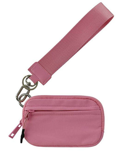 Nylon Zip Wallet- ID Window and Detachable Wristlet