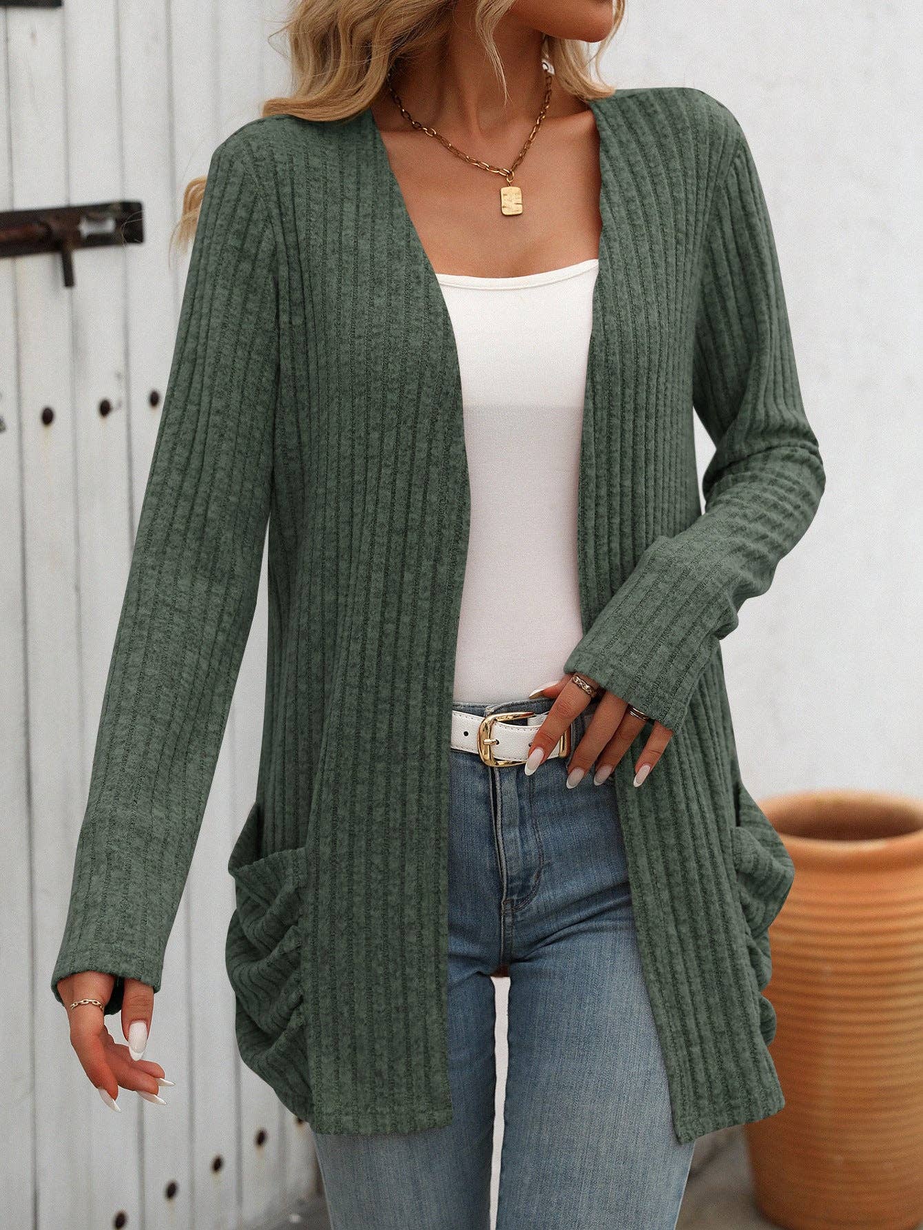 Soft Melange Cardigan