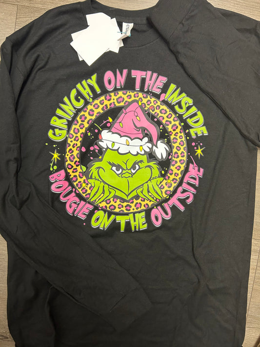 Grinchy & Bougie Long Sleeve T-Shirt*