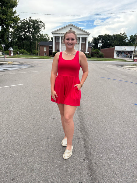 Ruby Double Layered Tank Romper