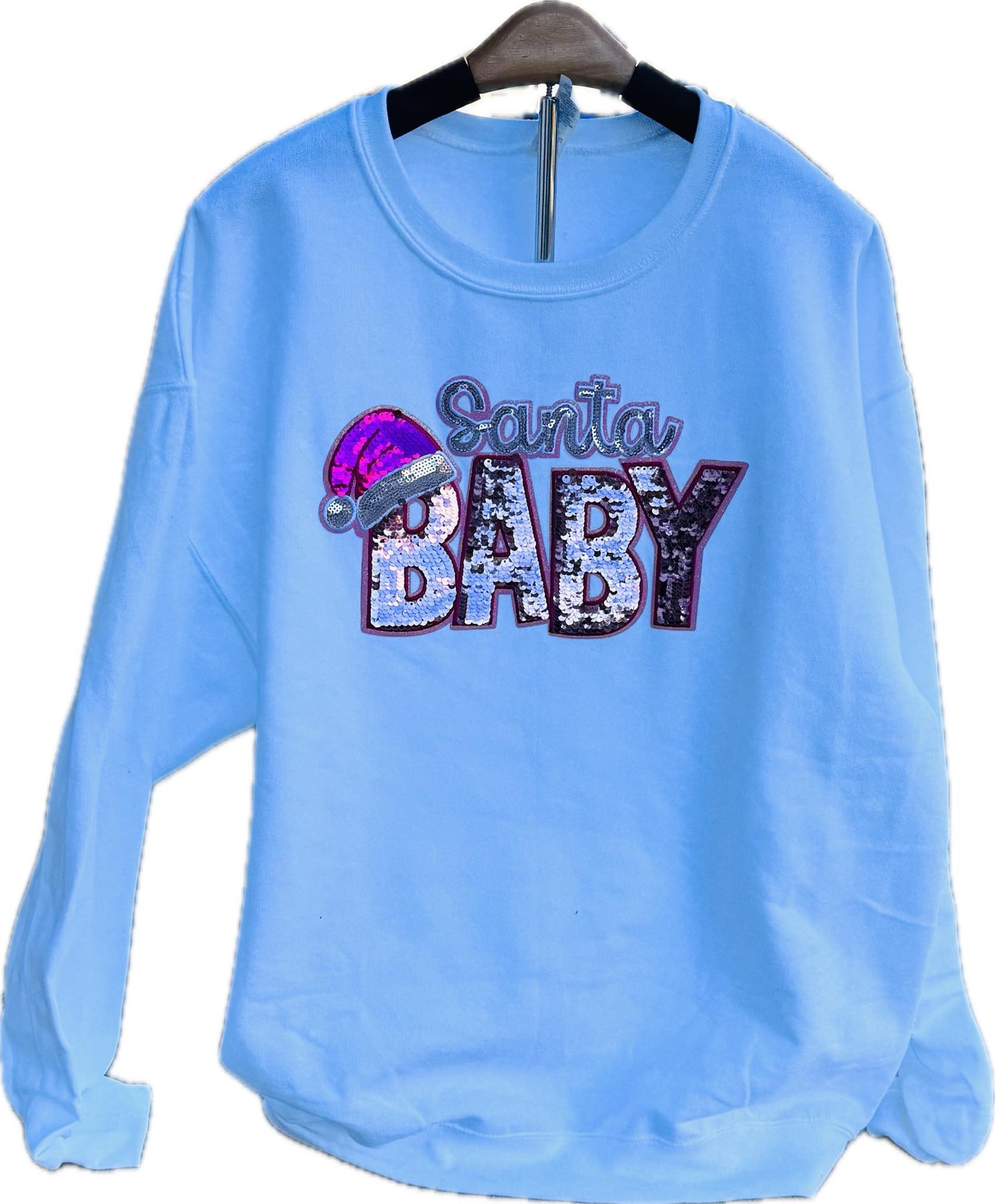 Santa Baby Sequin Sweatshirt