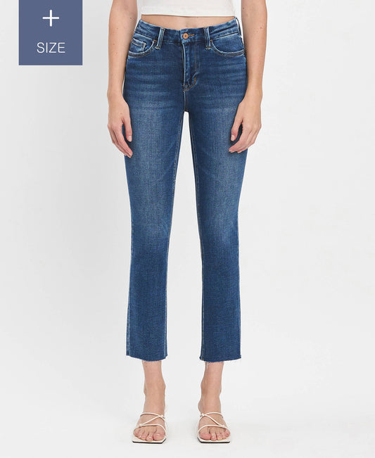 DELICATE CROP SLIM STRAIGHT JEANS