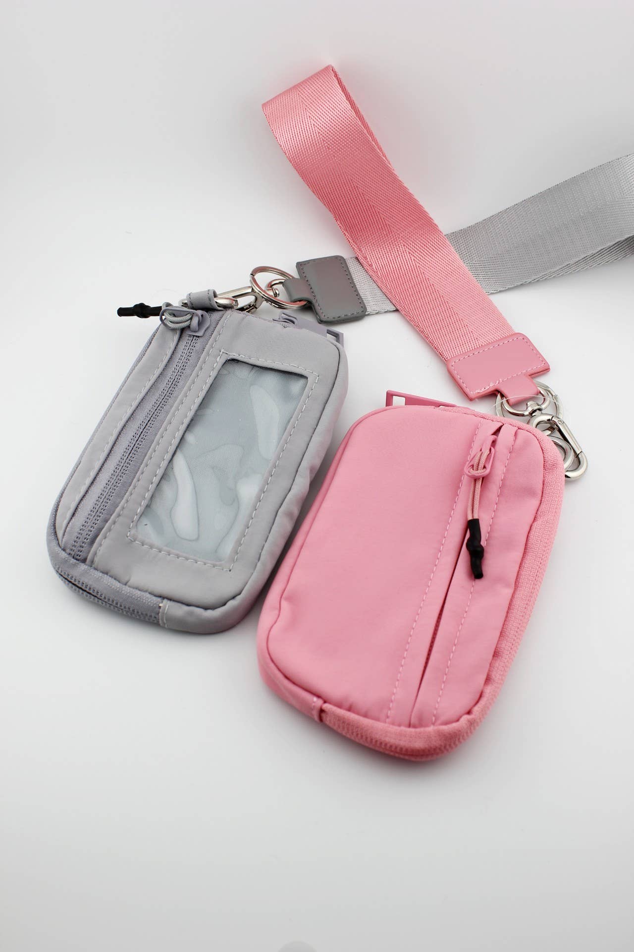 Nylon Zip Wallet- ID Window and Detachable Wristlet