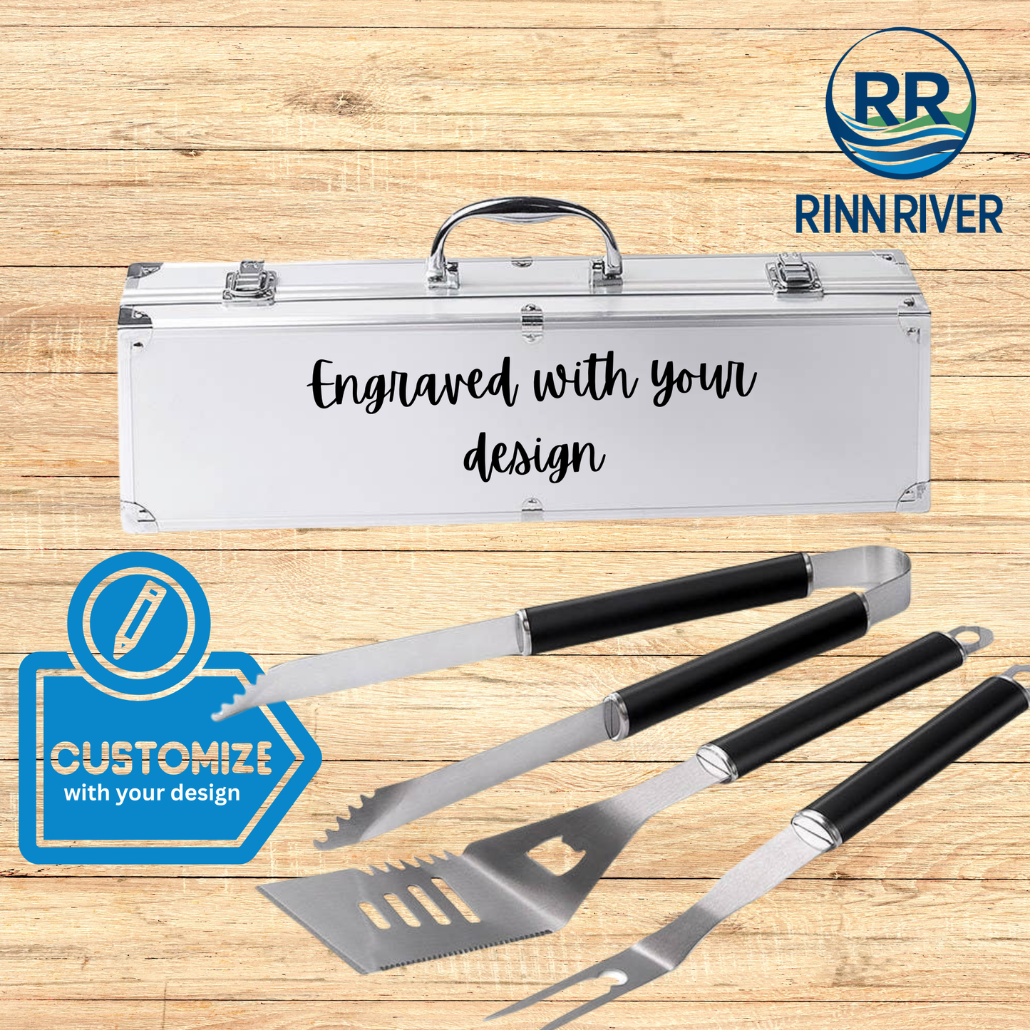 Stainless Steel BBQ Tools Grill Set