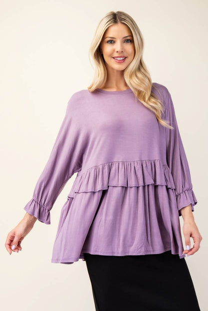 Lavender Poet Top