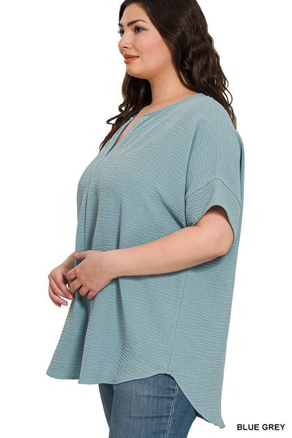 Mauve Short Sleeve Top