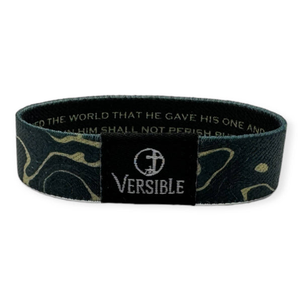 Gold Vein / John 3:16 Wristband*