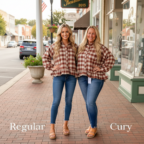Check Plaid Button-Down Shirt