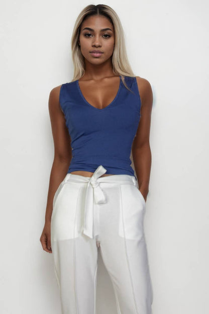 Staple Ribbed V-Neck Tank