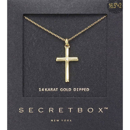 Silver Cross Pendant Necklace