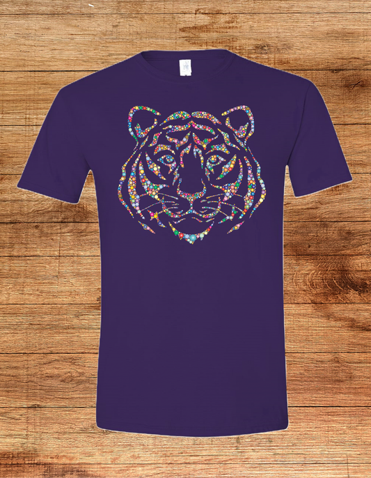 Tiger Stained Glass Tee