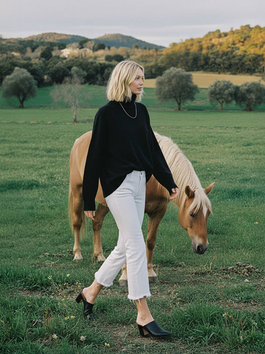 Optic White Shark Bite Hem