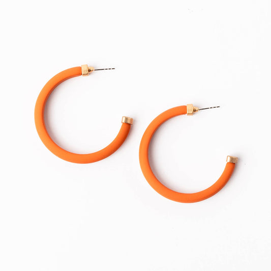 Amanda Orange Earrings