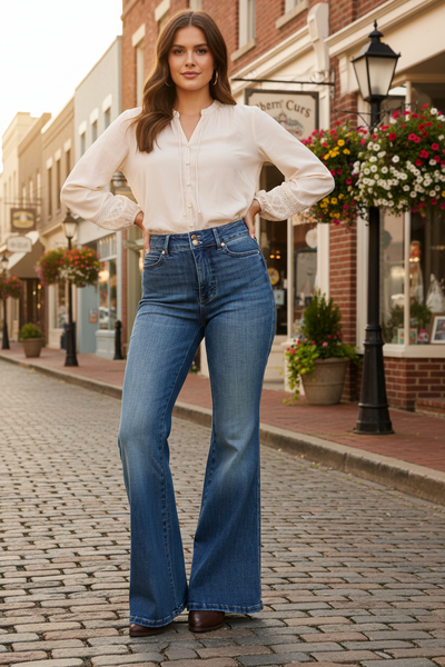 Judy Blue Jaqueline Flare Jeans