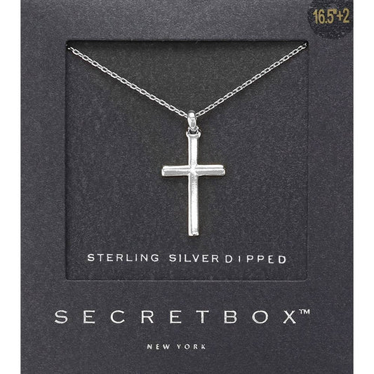 Silver Cross Pendant Necklace