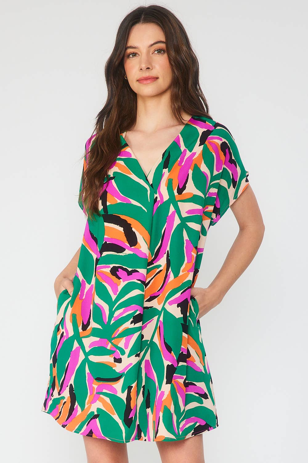 Relaxed Tropical Dress