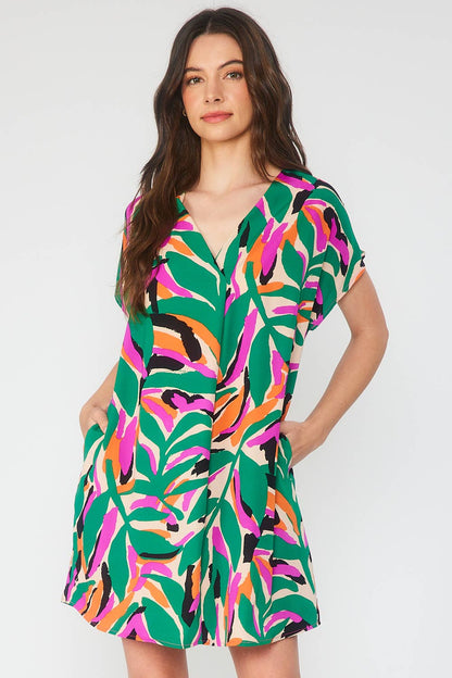Relaxed Tropical Dress