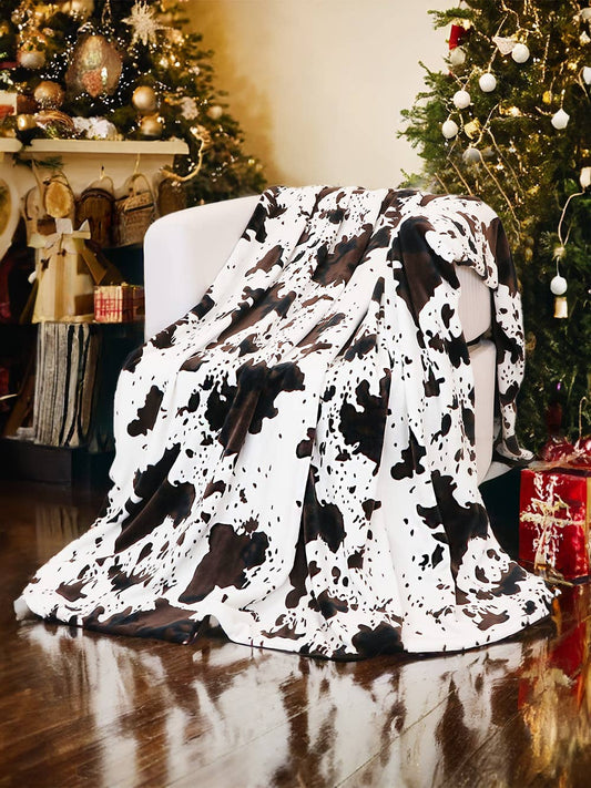 Cow Spots Plush Blanket 60*80 inch