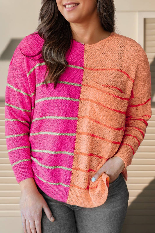 Pink and Orange Lightweight Sweater*