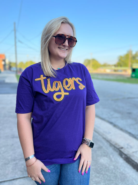 Tiger Sequin Tee