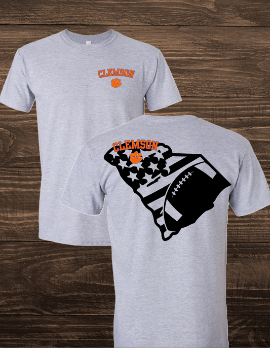 Clemson Football State Tee