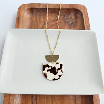 Harper Cowhide Necklace*