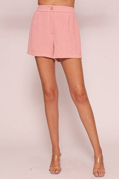 Airflow Shorts W/Front Pockets Burgundy