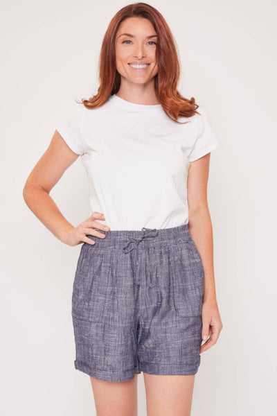 Linen Stretch Shorts