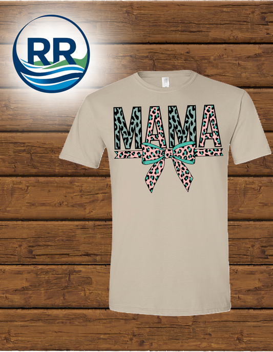 Teal and Leopard Mama