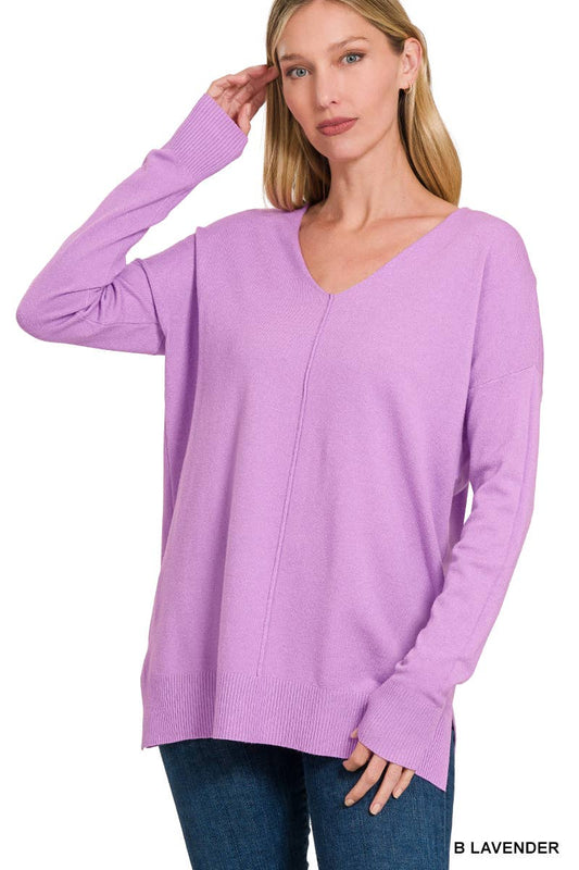 Lavender Soft Knit Sweater